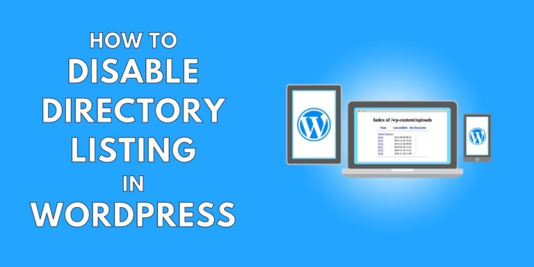 wordpress-disable-directory