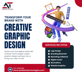 Transforming Brands Through Creative Graphic Design at Arobase Technologies