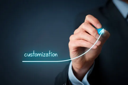 customized website design
